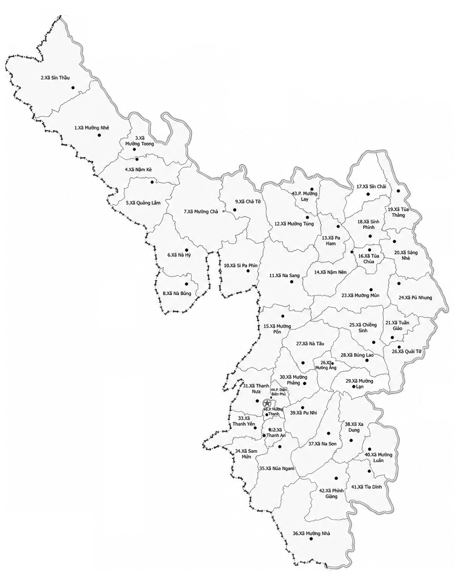 Bản đồ Điện Biên